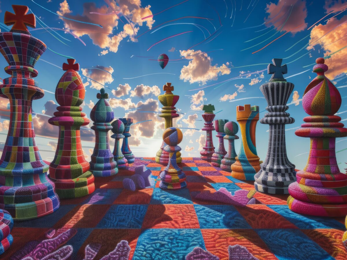A surreal game of chess